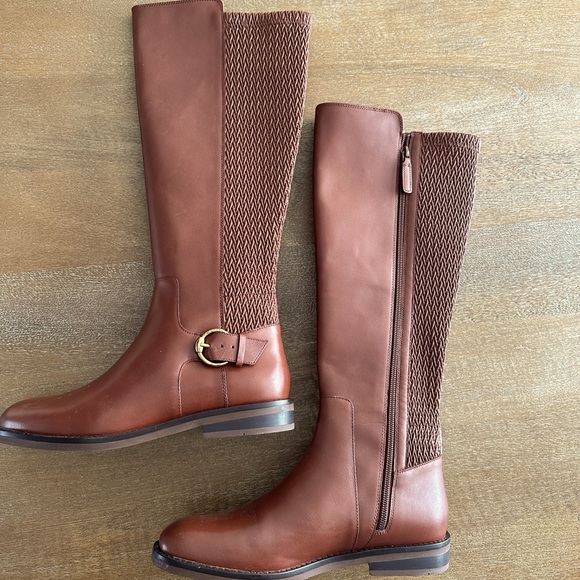 Cole Haan Women’s Leather Clover Boot - Picture 1 of 1